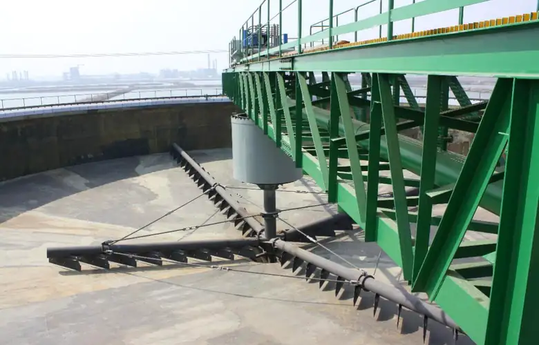 Thickener rake and tank equipment reference