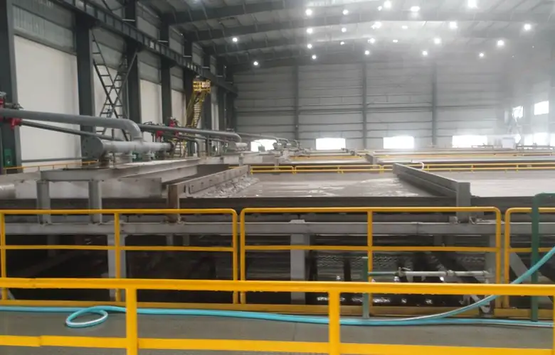 Belt filtration process line at a phosphate-sector project