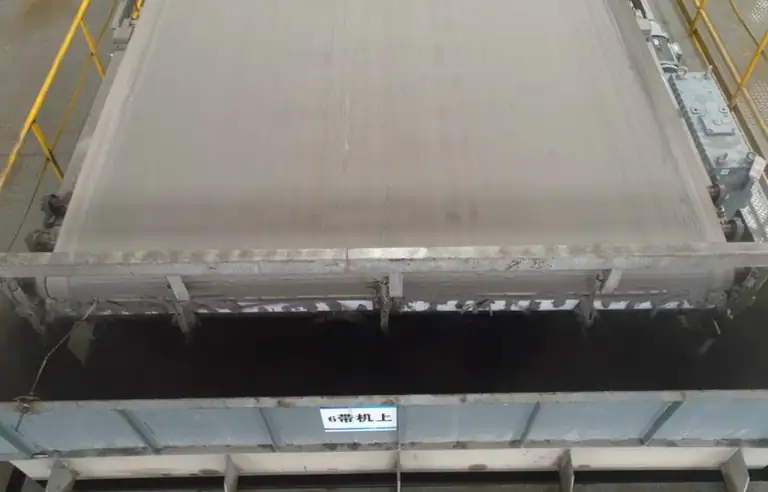 Filter belt and cake at a related phosphate-sector site
